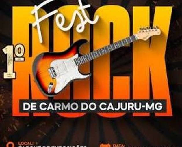 Event cover 1º Rock Fest Carmo do Cajuru