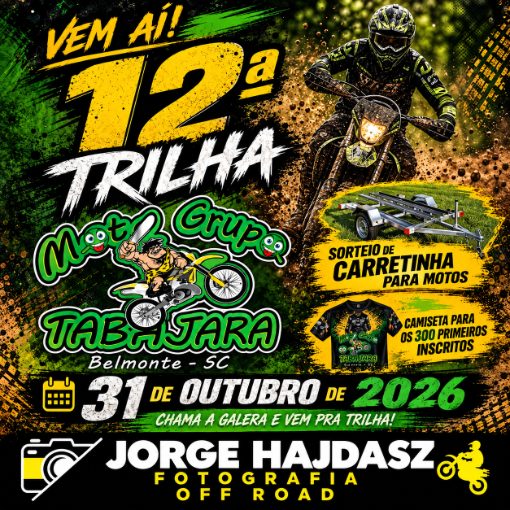 Event cover 12 ª TRILHA MOTO GRUPO TABAJARA