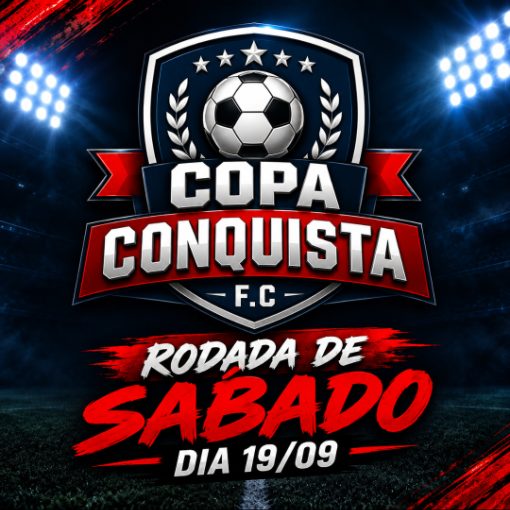 Event cover COPA CONQUISTA FC - RODADA DE SÁBADO DIA 19/09