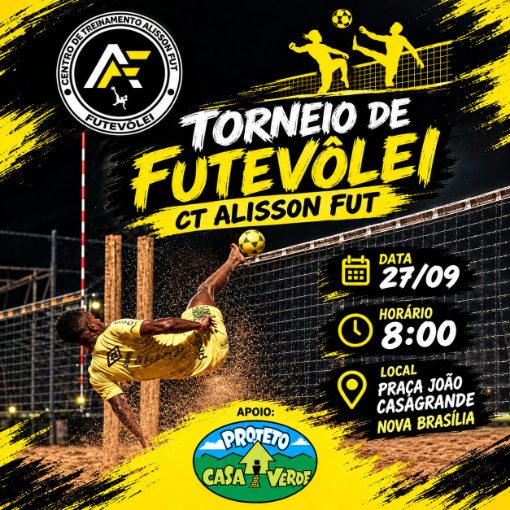 Event cover TORNEIO DE FUTEVOLEI - CT ALISSON FUT