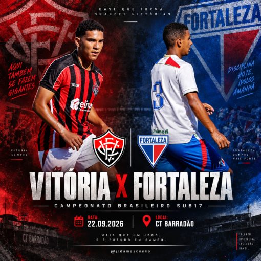 Naslovnica dogodka VITÓRIA X FORTALEZA - BRASILEIRÃO SUB17