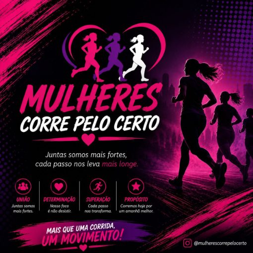 Event cover TREINO MULHERES CORRE PELO CERTO 