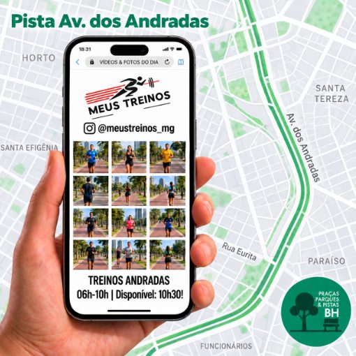 Event cover Meus Treinos na Av. Dos Andradas Sexta Feira  25 Set  Até 10:00h 