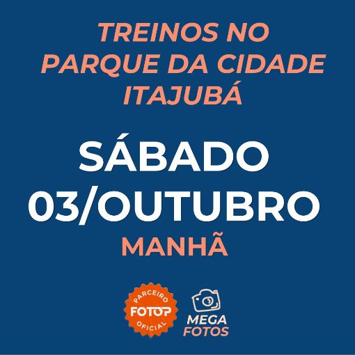 Event cover Treinos no Parque da Cidade - Itajubá - Sábado 03/10