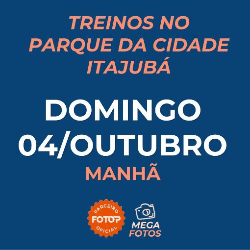 Event cover Treinos no Parque da Cidade - Itajubá - Domingo 04/10