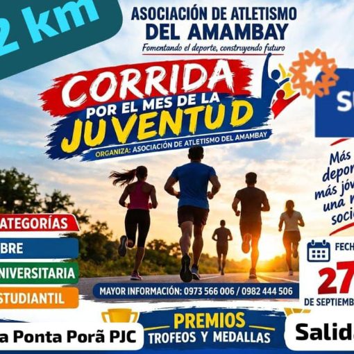 Event cover CORRIDA PELO MÊS DA JUVENTUDE - PJC