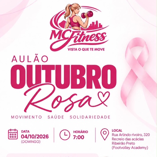 Event cover AULÃO OUTUBRO ROSA