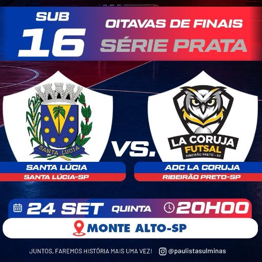 Event cover Santa Lúcia x La Coruja (Sub-16 - 8ª de Finais - Prata)