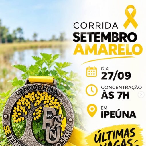 Event cover Corrida Setembro Amarelo IpeRUN 2026