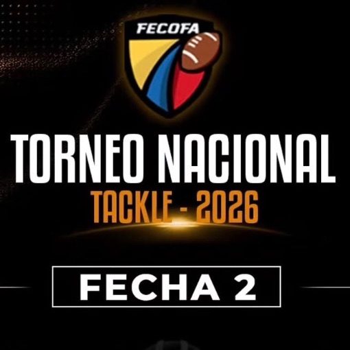 Event cover Torneo Nacional Tackle 2026 FECOFA - Fecha 2 