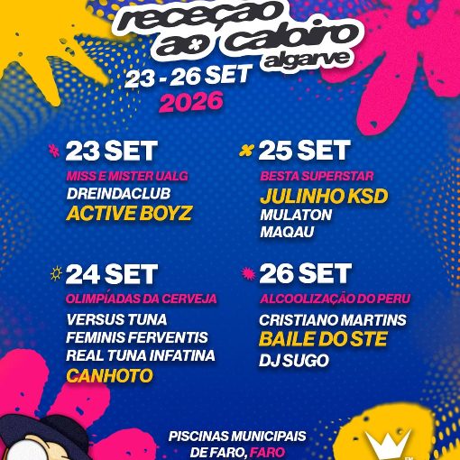 Event cover Receção ao Caloiro 2026 - AAUAlg Faro