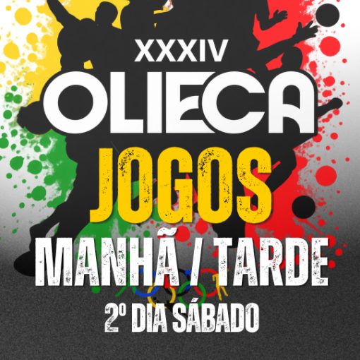 Event cover OLIECA 2º DIA -SABADO JOGOS  MANHA E TARDE