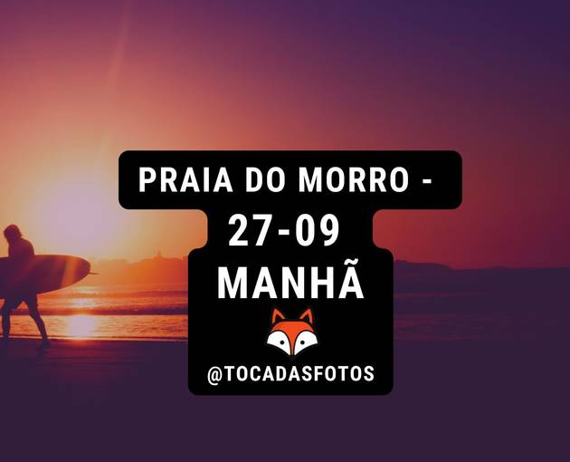 Event cover TREINO - PRAIA DO MORRO - 27-09 - MANHÃ