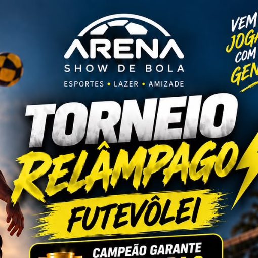 Event cover Futevôlei Relâmpago 26/09/2026 | Arena Show de Bola | Av. Brasil | MOGI GUAÇU