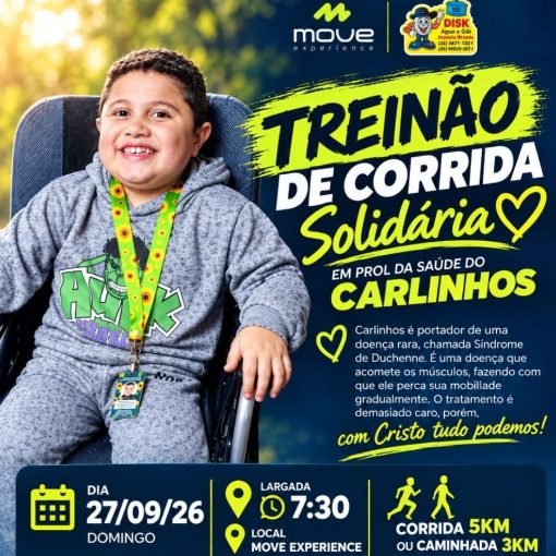 Event cover Treinão solidário em prol do Carlinhos