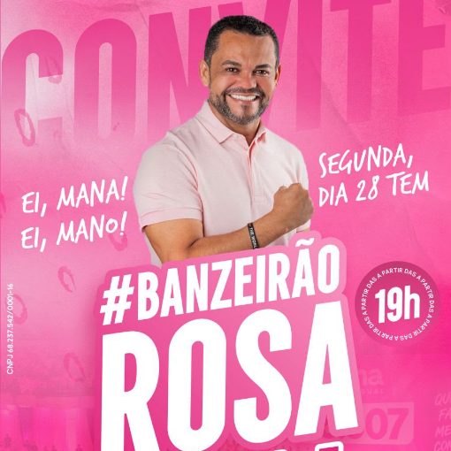 Event cover BANZEIRÃO ROSA ROZENHA E SIDNEY