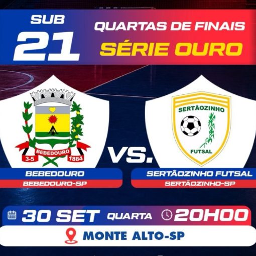 Event cover Bebedouro x Sertãozinho (Sub-21) (Quartas de Finais - Ouro)