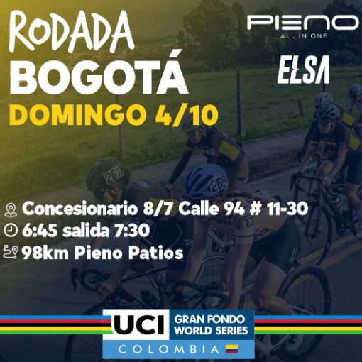 Event cover Rodada Bogotá - Pieno Patios