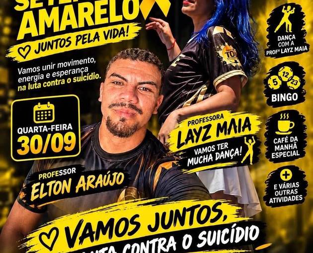 Event cover TREINÃO DE SETEMBRO AMARELO ACADEMIA GOLD PREMIUM 