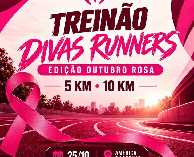Event cover TREINÃO DIVAS OUTUBRO ROSA 