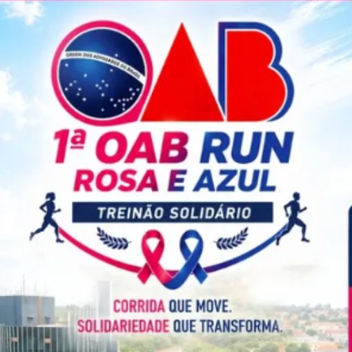 Capa do evento Treinão - 1 OAB Run Rosa e Azul - Mogi Guaçu