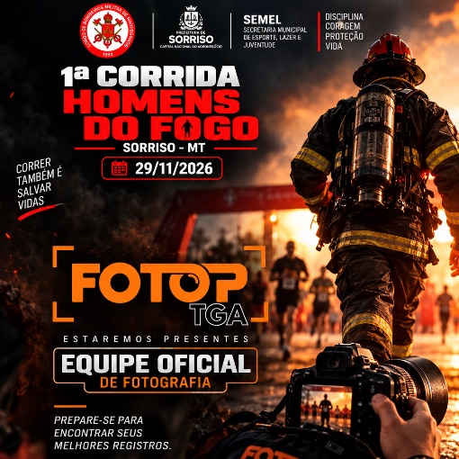 Event cover 1º CORRIDA HOMENS DO FOGO