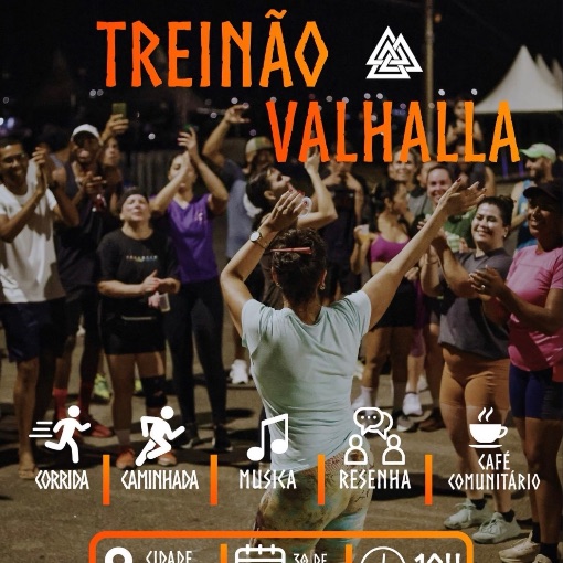 Naslovnica dogodka TREINÃO VALHALLA BEAT RUNNING 30/09