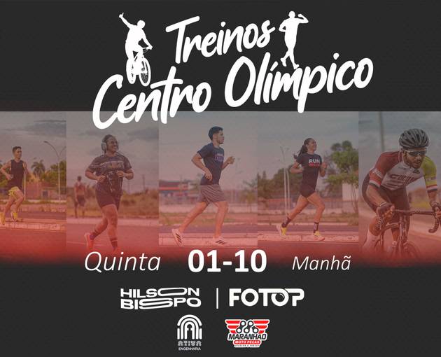 Event cover TREINOS CENTRO OLÍMPICO 01-10 MANHÃ