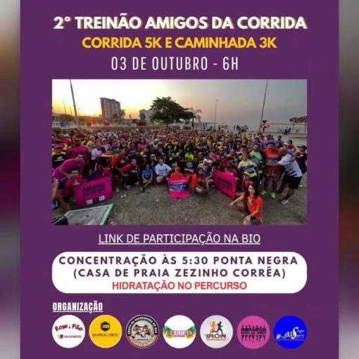 Event cover 2 TREINÃO AMIGOS DA CORRIDA 