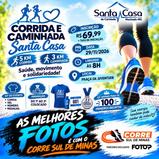 Event cover Corrida da Santa Casa de Caridade de Machado