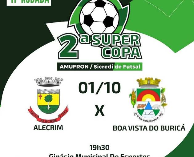 Event cover 2ª Copa AMUFRON Alecrim X Boa Vista do Buricá