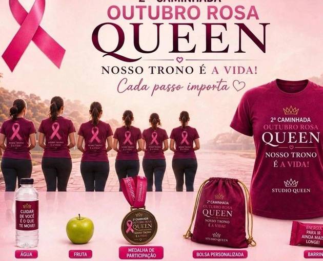 Event cover 2ª Caminhada de Outubro Rosa Queen