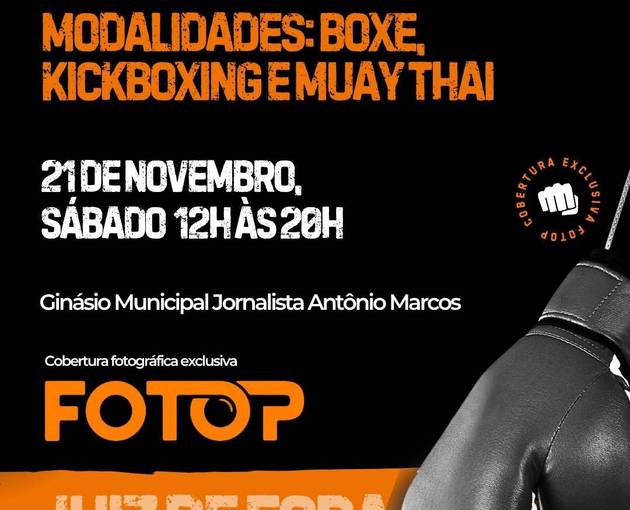 Event cover Boxe Kickboxing e Muay Thai Quarta Semana de Artes Marciais de Juiz de Fora