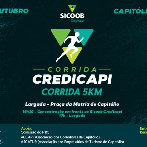 Event cover CORRIDA CREDICAPI - CAPITÓLIO-MG