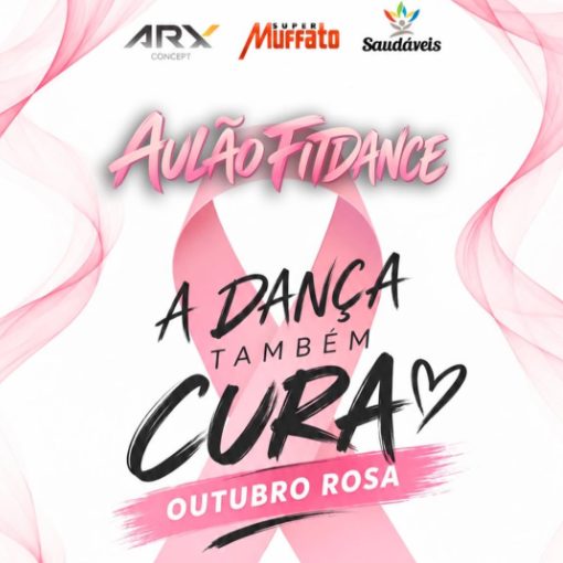 Event cover AULÃO FITDANCE Outubro Rosa ARX CONCEPT / SUPER MUFFATO