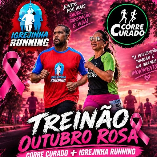 Event cover Treinão Outubro Rosa - Igrejinha/Corre curado 