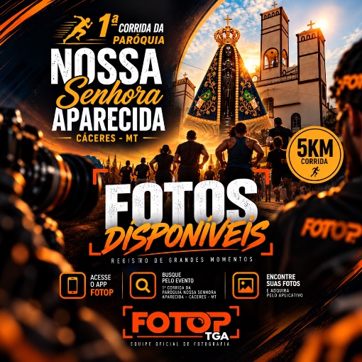 Event cover 1º CORRIDA DA PARÓQUIA NOSSA SENHORA APARECIDA