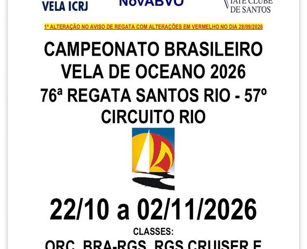 Event cover 57º Circuito Rio para as classes Oceano  ORC  BRA-RGS  RGS Clássicos e RGS Cruiser 
