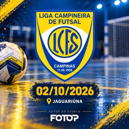 Event cover Liga Campineira de Futsal | 02/10/2026 Azulão Jaguariúna
