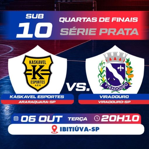 Event cover Kaskavel Araraquara x Viradouro (Sub-10) (Quartas de Finais - Prata)