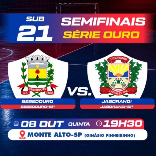 Event cover Bebedouro x Jaborandi - Sub-21 - Semifinal - Ouro