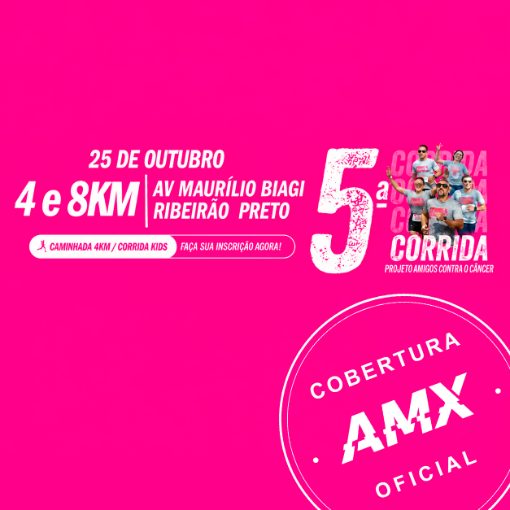 Event cover 5ª EDIÇÃO DA CORRIDA E CAMINHADA DO PROJETO AMIGOS CONTRA O CÂNCER - PACC