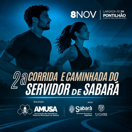 Event cover 2ª Corrida do Servidor de Sabará - AMUSA