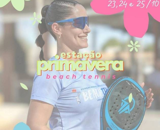 Event cover ESTAÇÃO PRIMAVERA BEACH TENNIS NO BATE BOLA GYN 