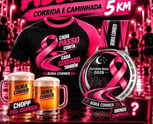Event cover 2° Edição da Corrida Noturna Outubro Rosa