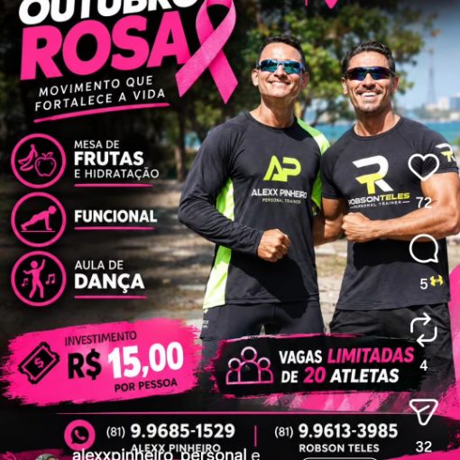 Event cover FUNCIONAL OUTUBRO ROSA  - PINA