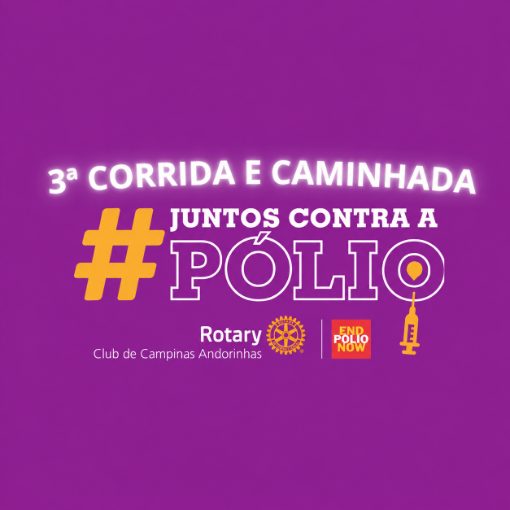 Event cover  3ª Corrida e Caminhada Juntos Contra a Pólio - Rotary Club