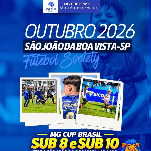 Event cover MG CUP BRASIL - SUB 8 e SUB 10 - ETAPA SÃO JOÃO DA BOA VISTA - SP 2026