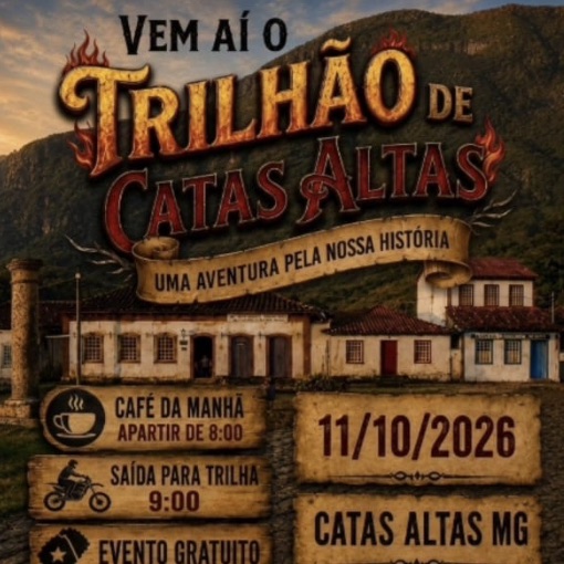 Event cover Trilhão de Catas altas 