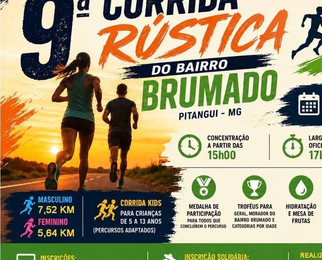 Event cover 9ª Corrida Rústica do Brumado